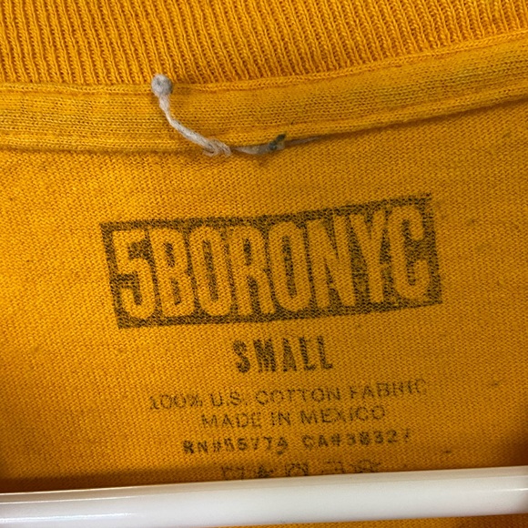 5 Boro NYC Alleged Lucky Skate Co Yellow Long Sleeve T-Shirt Men’s S Boroughs - Picture 4 of 7